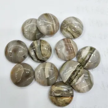 10vnt Vandenyno agato akmuo cabochons apvalios formos 16mm karoliukai, priedai unikalių karoliukų 