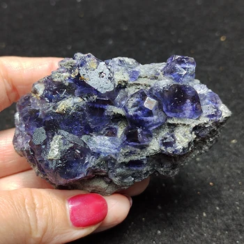119g Gamtos retas violetinė fluorito kvarco mineralų gydomųjų aura varantys venų KRISTALINIS KVARCAS PERLAS namų puošybai