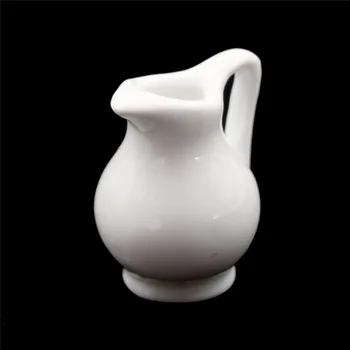 1pcs Dekoratyvinis Miniatiūriniai Lėlių Miniatiūriniai Porceliano Mini Keramikos Vaza Priedai Lėlės Namas Miniatiūros 1:12 Priedai