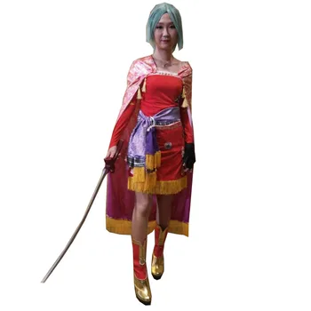 2019 Terra Branford Cosplay Kostiumas Iš Finatal Fantasy VI Tina Branford Cosplay Suknelė, Pilnas Komplektas Su Priedu