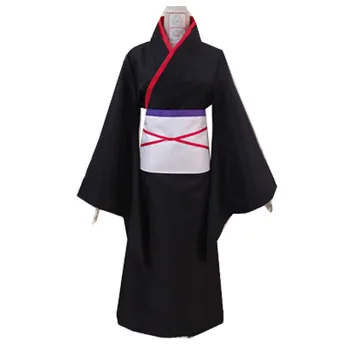 2021 Hunter X Hunter Kalluto Zoldyck Cosplay Kostiumas juodas Kimono