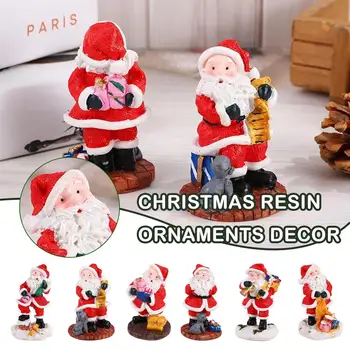3D Kalėdų Senelis Žvakė Pelėsių Kalėdinis Puošimas Ornamentais Silcone Formų Molio Pelėsių 