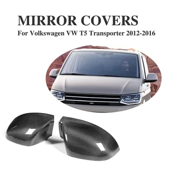 Anglies Pluošto Pridėti Stiliaus galinio vaizdo veidrodis apima slenkstukai Volkswagen VW T5 Transporter 2012-2016 2VNT/Komplektas