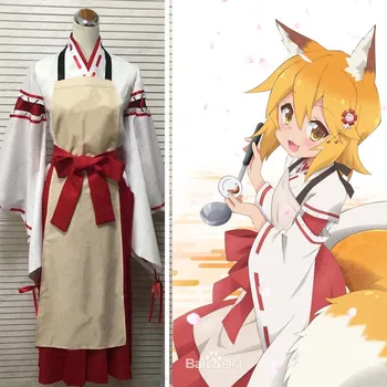 Anime Sewayaki Kitsune nr. Senko-san Nakano Cosplay Naudinga Fox Senko-san Kostiumas Užsakymą