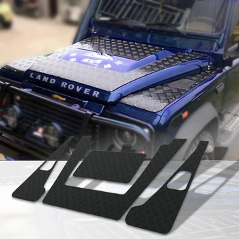 Automobilių Reikmenys off road transporto priemonė, auto dalys aliuminio lydinio gaubtas dangtelį variklio dangčio angos tinka Land Rover Defender Auto Aksesuarai