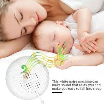 Baby Baltas Triukšmas, Garso Mašina 10 Garso Nešiojamų Kūdikių Miego Mašina Laikmatis Tūris Kolonėlė įmontuota Įkraunama Baterija