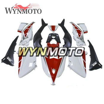 Balta Raudona Purvasargiai Komplektas Yamaha T-MAX XP530 2012 2013 2014 12 13 14 Metų, Įpurškimas, ABS Plastikas Motociklo TMAX Kūno Rinkiniai Naujas