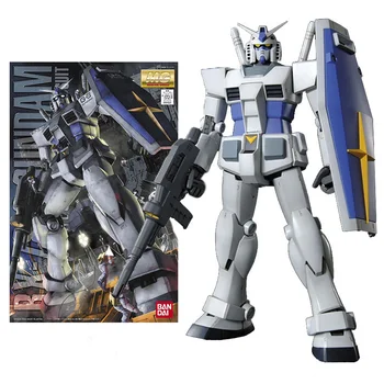 Bandai Originali Gundam Modelio Rinkinio Anime Pav MG 1/100 G3 RX-78-3 Ver 2.0 Surinkimo Gunpla Anime Veiksmų Skaičius, Žaislai Vaikams