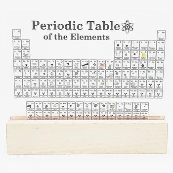 Chemija, dovanos, Periodinės Elementų Lentelės su 83 rūšies elementų imties viduje vaikų studijų įrankis, ir dovanos, dekoracijos