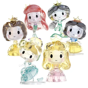 Disney Princesė Kristalų Blokai Lėlės Gražuolė Aurora Ariel Sniego Baltumo Jazminų Cinderlla Pav Lėlės Modelio Kūrimo Žaislai, Dovanos Vaikams