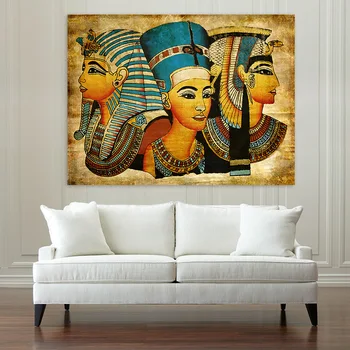 Egipto faraonas audinio dekoratyvinės tapybos studiją, veranda, dekoratyvinis plakatas frameless tapybos core