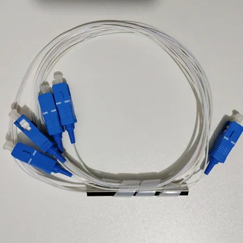 Gamyklos kaina 70pcs/Daug optinio pluošto PLC splitter 1x4 SC/UPC mėlyna jungtis nemokamas pristatymas