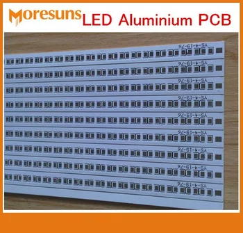 Gerber failą Aliuminio Pagrindu Spausdintinių plokščių LED Aliuminio PCB sumontuotos LED Litavimo LED PCBA