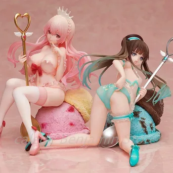 Gimtoji Privalomas Skonio Mergina Choco Mint ir Ichigo Pieno Anime Pav Privalomas PVC Veiksmų Skaičius, Žaislų Kolekcijos Modelis