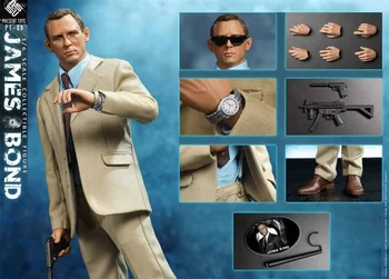 Išankstinio pardavimo PATEIKTI ŽAISLAI Masto 1/6 PT-SP08 Agento James Bond 007 Pilnas Komplektas Lėlės Duomenys Gerbėjai Kolekcija