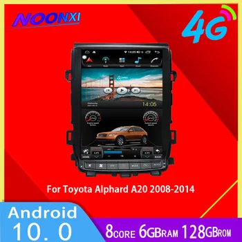 Jutiklinis Ekranas Toyota Alphard A30 2010-2014 Metų Automobilio DVD Multimedia Smart Video Grotuvas GPS Navigacija Radijo Android 11 5G Galvos Vienetas