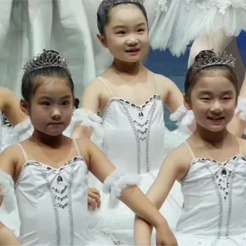 Karšto Pardavimo Aukštos Kokybės Pigūs Vaikų Mergaičių Šokio Spektaklis Dėvėti Kostiumai Baleto Mdc Balta