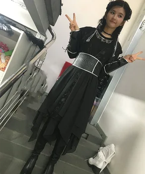 Little Black Dragon Patį Dizainą Moterų Kostiumas Hanfu už 2017 Naujausias TV Žaisti ZeTianJi Kovotojas Likimą