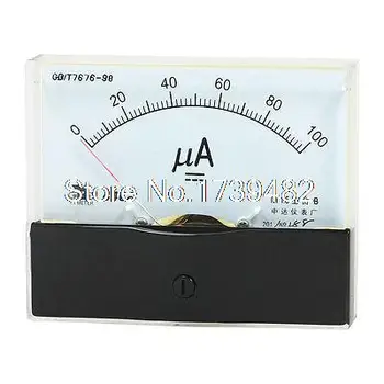 Matavimo Įrankiu Analoginis Pultas Ammeter Indikatorius DC 0 - 100uA Matavimo Diapazonas