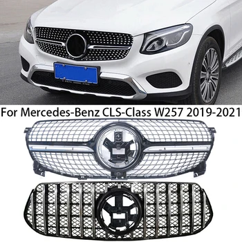 Mercedes-Benz W167 GLE-Klasės 2020 2021 2022+ Automobilio Priekinė Inkstų Lenktynių Erzina Bamperis Akių Baras Grilis, Vent Viršutinį Dangtelį