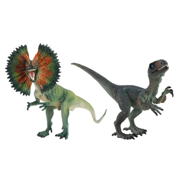 Modeliavimo Dinozaurų Duomenys Žaislai Dino Pasaulyje Dvigubo Stuburo Dragon Velociraptor Veiksmų Skaičiai Modelio Surinkimo Žaislas Vaikams Dovanos