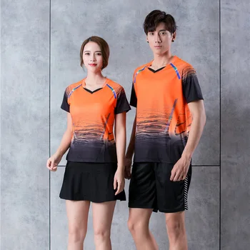 Naujas 2022 Badmintono t-marškinėliai Vyrams/Moterims , Quick dry teniso sporto marškinėliai , golfo marškinėliai Teniso marškinėliai ,stalo teniso marškinėliai 9916
