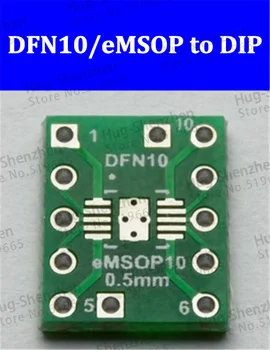 Naujas atvykimo DFN10 į DIP10 pinboard adapteris keitiklis pikis 0,5 mm