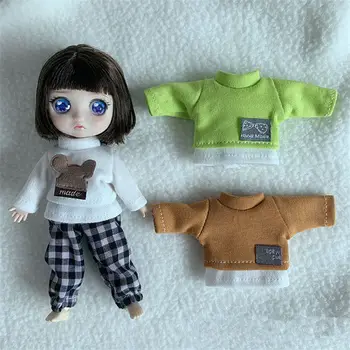 Naujas OB11/ Tgs Lėlės Drabužiai 1/12 Bjd Baby Doll Dress Up Priedai Megztinis Kostiumas Kūno Mergaitės Žaisti Žaislų Namai