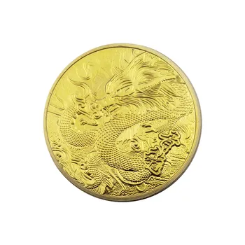 Qinglong Senovės Kinų Tradicinės Dragon Progines Monetas Laimingas Turtus Pasisekė Biudžetui Iššūkis Ženklelis