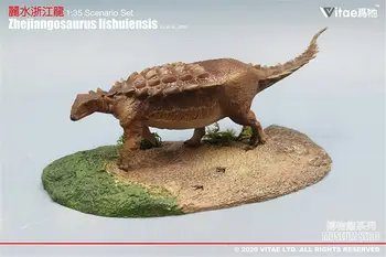 SANDĖLYJE! Vitae 1:35 Masto Zhejiangosaurus lishuiensis Pav Ankylosaur Dinozaurų Žaislai Gyvūnų Kolektorius Gyvūnų Suaugusiųjų Dovana