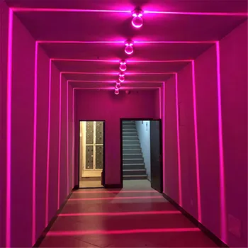 Vandeniui LED Palangės Šviesos 360 Laipsnių Durų Rėmo Linijos Sieniniai Šviestuvai RGB Nuotolinio Koridoriaus Sienoje Šviesos Viešbutis Eilėje Baro Dekoras