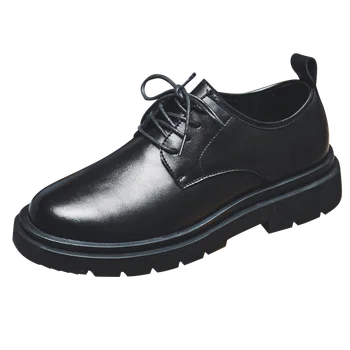 Vyriški batai 2021 m. rudens žiemos laisvalaikio žemas viršų Martin vyrų universalus tendencija retro Britų darbo drabužius, juodos spalvos trumpi batai 9876