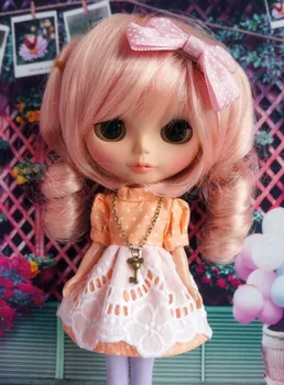 [wamami] Cute Lėlės Suknelė Lolita Pullip Apranga Orange Rankų darbo Azone