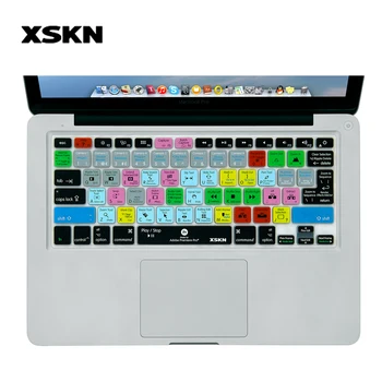 XSKN Adobe Premiere Klaviatūros Dangtis, Nuorodų PR klaviatūra Odos Karšto Klaviatūra Odos Apple Macbook Air Pro 13 