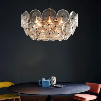 šiuolaikinės kabinti lubų lempos, šviestuvas, geležies LED sieniniai šviestuvai restoranas deco maison kabinti lubas šviestuvai